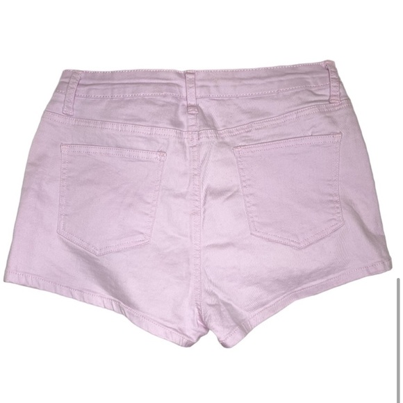 Revolve x SuperDown Pink Leola Lilac Denim Shorts - Picture 5 of 7